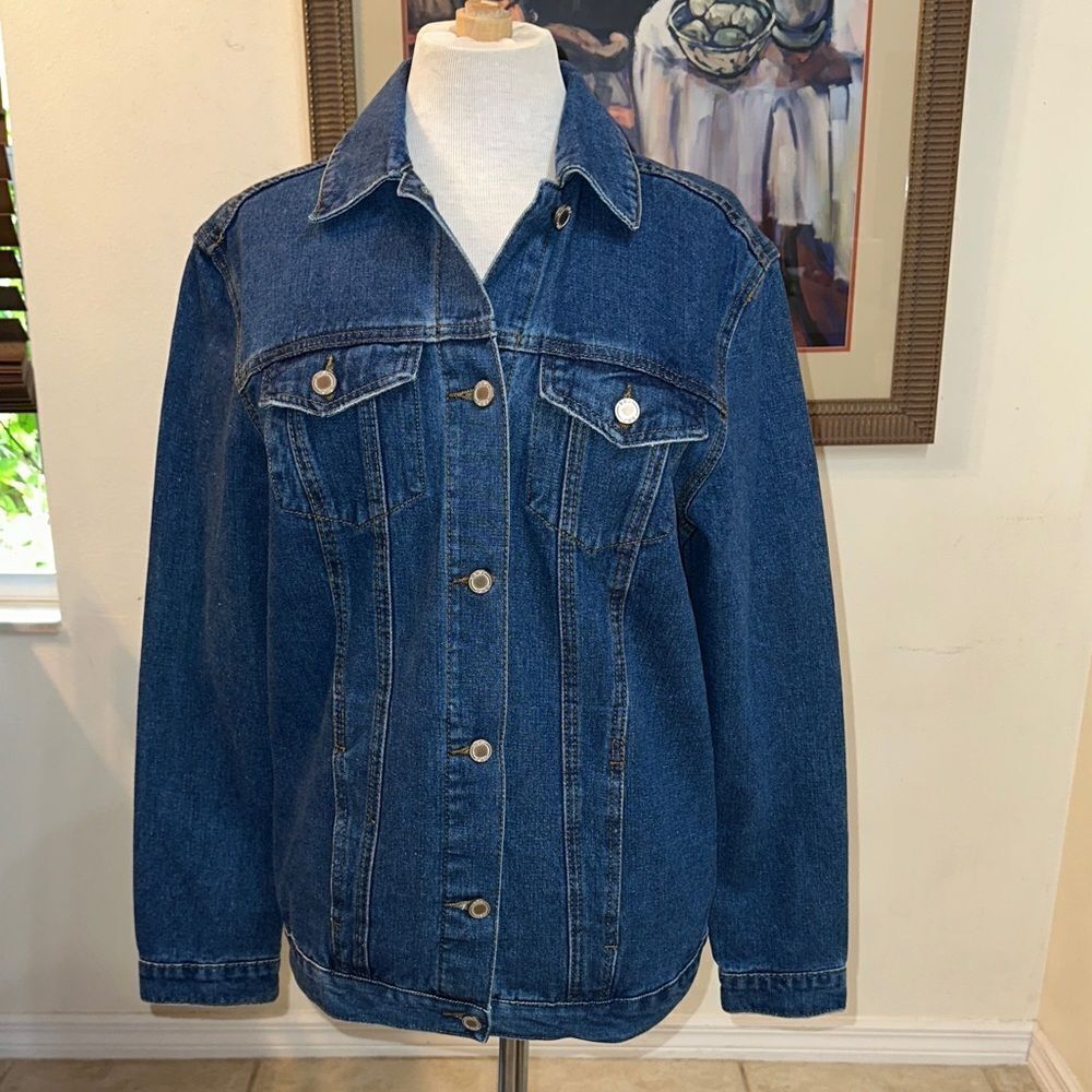BOOMBOOM JEANS Classic Denim Jean Jacket Size Small